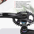 OUMERY Crankset 170MM Bicycle Chainring Hollow Integrated Crankset 34T/36T Bike Square Hole Sprocket Crank Black. 