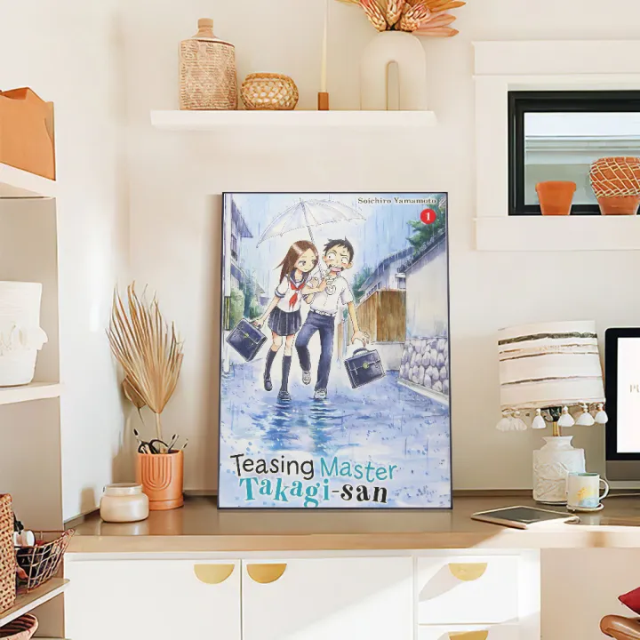 Teasing%20Master%20Takagi-san%20Anime%20Poster%201PC%20Cartoon%20Pop%20Poster%20Paper%20Waterproof%20HD%20Sticker%20Bedroom%20Entrance%20Home%20Living%20-%20Image%202