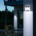 Cross-border household LED solar outdoor wall light, outdoor waterproof garden lighting, garden light, human body sensor wall light. 