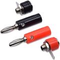 1set Male And Female 4mm Banana Plug Male Female To Insert Connector Banana Pin DIY Model Parts. 