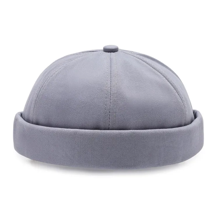 Vintage%20Dome%20hat%20mens%20cotton%20beanies%20for%20men%20Docker%20sailor%20crimping%20brimless%20skull%20caps%20casual%20hip%20hop%20elastic%20cap%20-%20Image%203