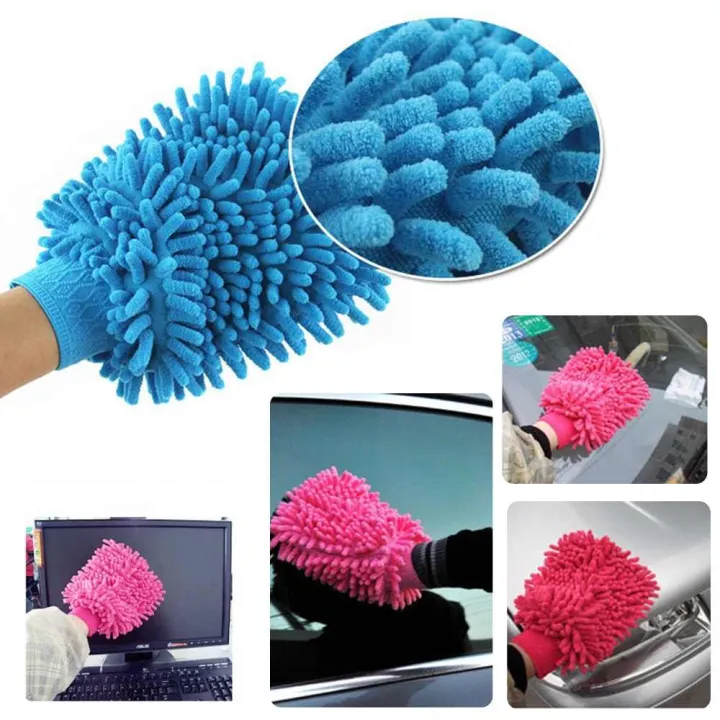 Microfiber%20Car%20Window%20Washing%20Home%20Cleaning%20Cloth%20Duster%20Towel%20Gloves%20-%20Image%203