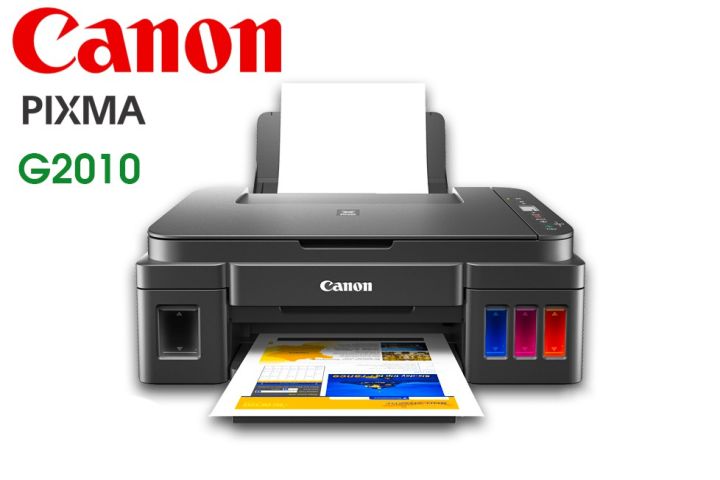 Canon Pixma G2010 All-in-One ( Print, Scan, Copy ) Ink Tank Color Printer