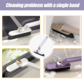 Multifunction Rotating Crevice Cleaning Brush 360°Rotating Hard Bristle Space Brush Plastic for Bathroom&Kitchen A. 