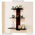 Best Quality Formica Laminated 3 Layer Wooden Wall Rack Shelf - Classic 3 Tier Rack for Home Decor and Wall Decor - by Samaya Panchi. 