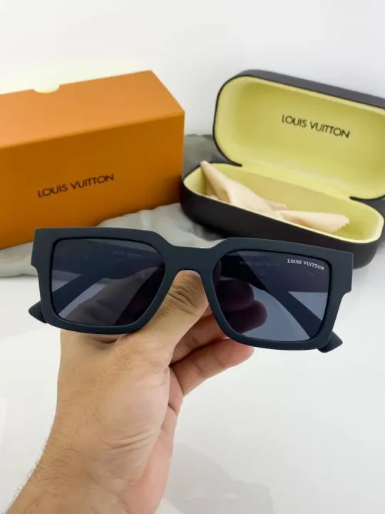 LOUIS%20VUTTON%2088082%20Brand%20Vintage%20Matte%20Black%20Frame%20Sunglasses%20Summer%20Luxury%20Ocean%20Lens%20Sun%20Glasses%20UV%20Protection%20Eyewear%20for%20Men/Branded%20glass-%20For%20Men%20-%20Image%204