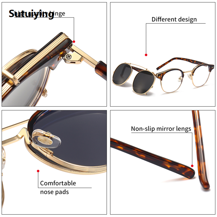 Sutuiying%20GCV%20Double%20Layer%20Removable%20Lens%20Sunglasses%20The%20Blu-Ray%20Glasses%20Original%20Acetate%20Gothic%20Retro%20Steampunk%20Polarized%20Men%20Women%20Sunglesses%20-%20Image%204