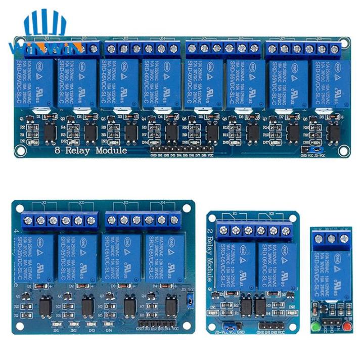 1 2 4 8 channel 5V relay module with optocoupler. Relay Output 1 2 4 8 way relay module In stock For ARDUINO