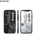 Jizetin for Realme 9 Pro / OnePlus Nord CE 2 Lite 5G Back Cover Space Astronaut Multicolor Square Soft Liquid Silicone Phone Case. 