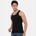 Dollar Bigboss Men Black Sleeveless Derby Cotton Vest Sando - Fashion | - Fashion | Sando | Men's Wear |. 