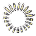 20Pcs Car LED Bulbs Interior Kit for 5 Series E39 M5 1997-2003. 