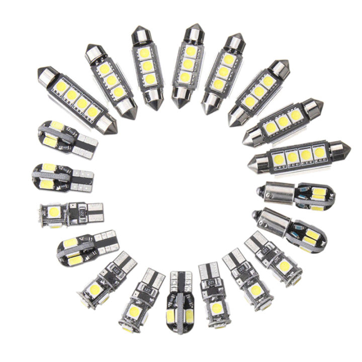 20Pcs Car LED Bulbs Interior Kit for 5 Series E39 M5 1997-2003