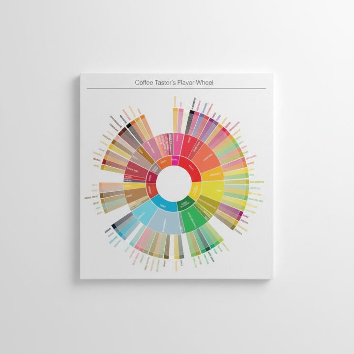 a beginner’s guide to javascript’s ‘this’:... Coffee Taster’s Flavor Wheel Canvas frame for Barista & Cafe Wall Decor ...