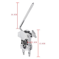 ARELENE 2X Drum Clamp Metal Drum Stand Extension Clip Rod Connecting Bracket Clip Percussion Drum Accessories Instruments. 