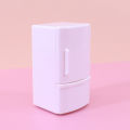 1/12 Mini Dollhouse White Refrigerator With Food Set Kitchen Toys Miniature Furniture Fridge Decorations For Kids Gift YUEYING. 