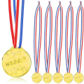 100 Pcs Children'S Medal Football Games Medals Party Supplies Metal Sports Day Kids Golden Award for Basketball Soccer. 