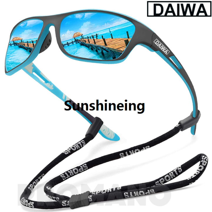 【KuaKe Mall】Dalwa Polarized Sunglasses Men's Shades Male Sun Glasses Hiking Classic UV400 Eyewear