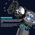 130000RPM Cleaning Blower Tools Type-C Charging Car Blowing Snow Electric Air Duster Turbo Jet Fan 4 Gears adjustable. 