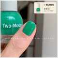 Two-Moons Summer Candy Nail Polish Water-Based Tear-Off No-Bake Solid Color Hot Spicy Rose Purple Mint Blue Gray. 