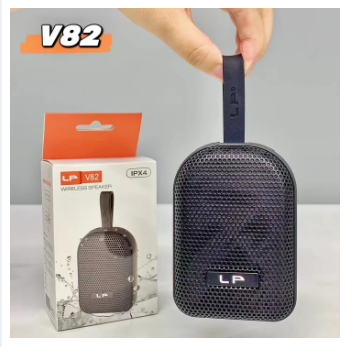 LP%20V-82%20IPX4%20Waterproof%20Wireless%20Rechargeable%20Bluetooth%20Speaker%20with%20FM%20Radio,%20TF%20,%20USB%20,%20Stereo%20Sound%20-%20Image%202