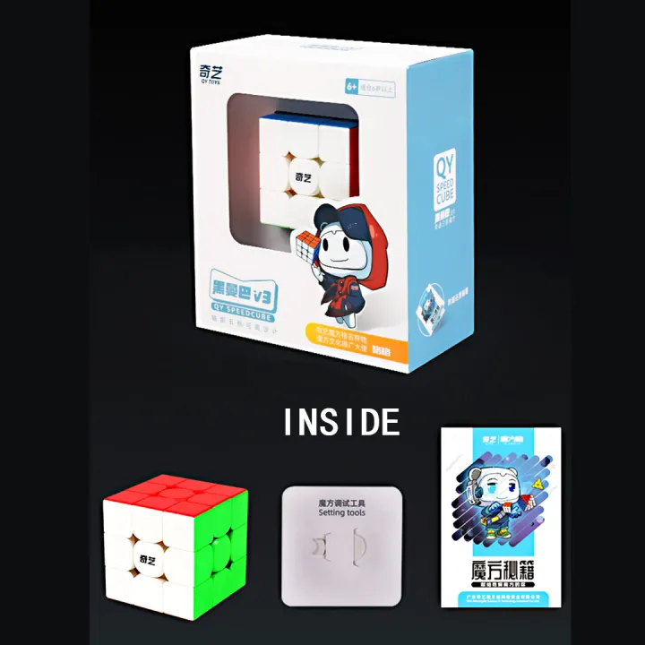 QiYi%20MoFangGe%20Black%20Mamba%20V3%20Cube%203X3%20New%20Edition%20Stickerless%20Speedcube%20-%20Image%205