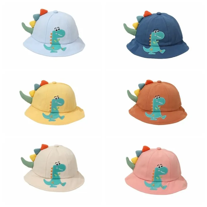 Casual%20Cartoon%20Dinosaur%20Children%20Fisherman%20Hat%20Sunscreen%20Wide%20Brim%20Kids%20Bucket%20Hat%20UV%20Panama%20Hat%20Baby%20Sun%20Cap%20Summer%20-%20Image%202