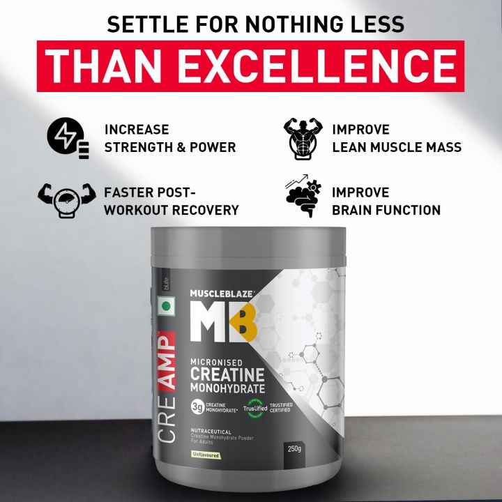 MuscleBlaze%20Creatine%20Monohydrate%20250g%2083%20Servings%20with%20CREAMP%20Micronized%20Powder%20for%20Muscle%20Building%20-%20Image%206