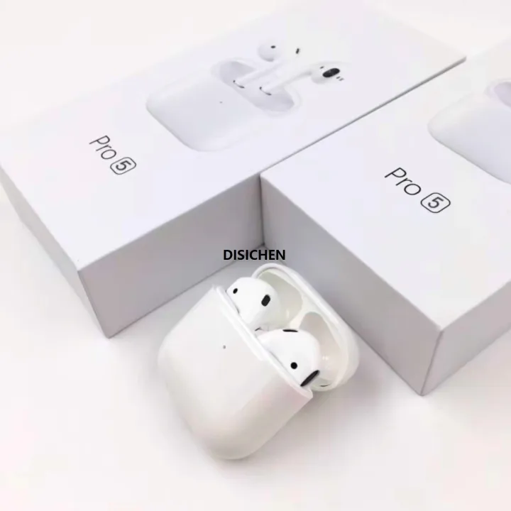 DISICHEN%20Bluetooth%20Earbuds%20Earphones%20Mini%20Control%20for%20Airpod%20Pro%205%20with%20Box%20Noise%20Reduction%20Original%20Tws%208D%20Stereo%20Hifi%20Wireless%20Profesional%20-%20Image%205