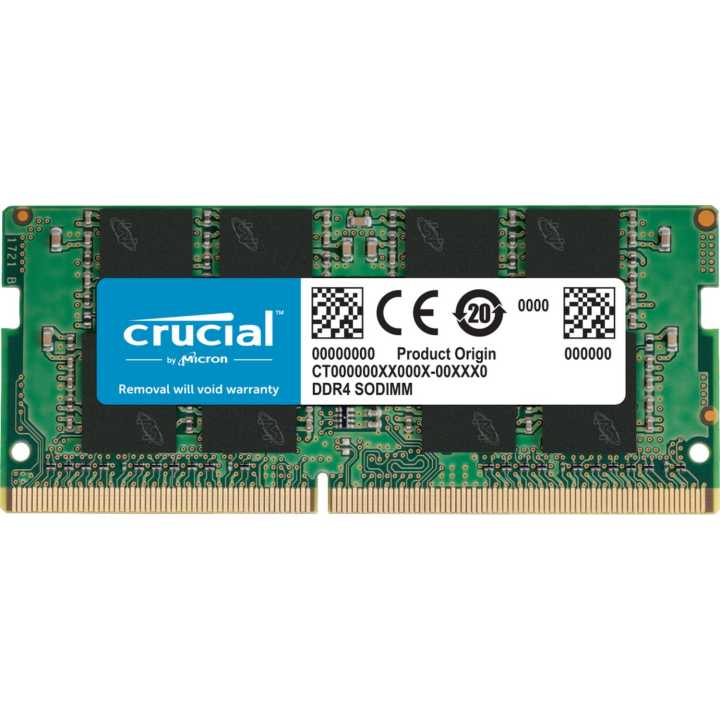 Crucial%2032GB%20DDR4-3200%20SODIMM%20Laptop%20RAM%20-%20Image%202