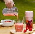 Portable Smoothie Blender is made of BPA-free eco-friendly, food grade material, safe and reliable! Comes with handle, free straw and USB power cord. Bring you fresh smoothies, proteins/shakes, fresh squeezed juices, baby food and more in just 30 seconds!. 