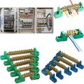 Brass Strip Protection Wiring Terminal Distribution Box Copper Bar Connection Terminal Copper Terminal Blocks Copper Screw Terminal Block Distribution Box Connection. 