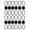 Certiou Stretchy Backpack Webbing 12pcs Hiking Backpack Webbing Clips Multipurpose Gear Holder Elastic Straps for Backpacks Buyers' Favorite. 