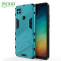 Lenuo Punk-Casing For Xiaomi Redmi 9C / Redmi 9C NFC Back Cover Eight-Color Anti-Fall And Anti-Slip Phone Bracket Lens Protection Cover Lovers Case. 