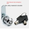 New Safe Deposit Box Locks with 2 Keys Power Distribution Box Mailbox Emergency Lock Desk Tool Box Mechanical Tongue Lock. 