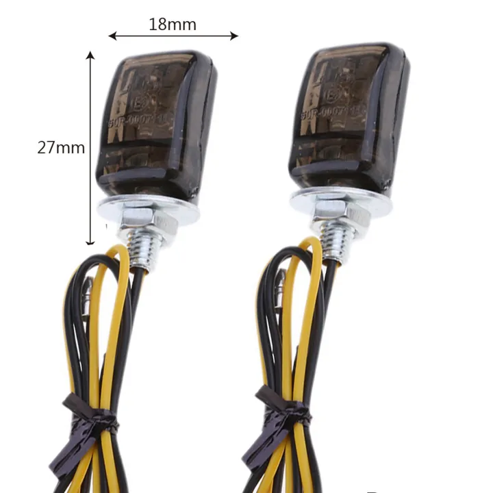 NAMUNY%204Pcs%20Universal%20LED%20Black%20Tiny%20Small%20Indicators%20Turn%20Signals%20Motorcycle%20Motor%20Bike%20for%20-%20Image%204