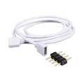 4 Pin LED Connector Extension Cable Cord for SMD 5050 3528 RGB LED Light Strip – 50 CM. 