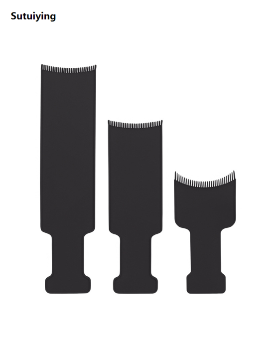 Sutuiying Professional Hair Coloring Board Hair Dyeing Brush Highlighting Applicator Hot Selling Hairdressing Comb Supplies Barber Styling Salon Tools