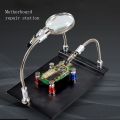 Magnetic circuit board clamp PCB clamp Magnifier repair fixture Electronic tools Motherboard repair clamp. 