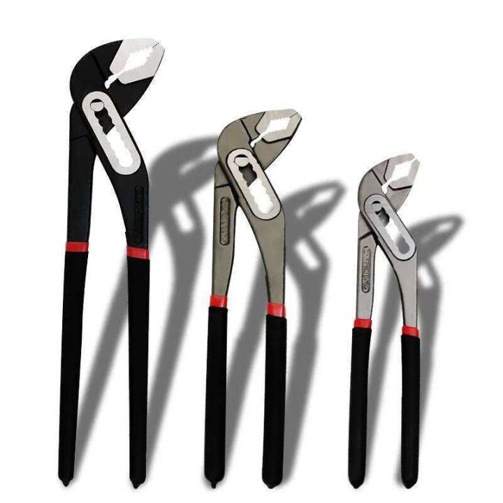 Heavy Duty Quick Wrench 8/10/12 Chrome Vanadium Adjustable Jaw Water Pipe Clamp Pliers Plumbing Repair Opening Kit