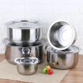 5pcs Stockpot Set Stainless Steel Dekchi Set. 