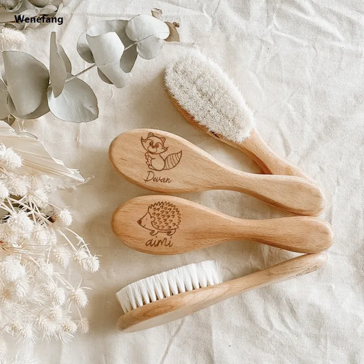 Wenefang%20Personalised%20Animal%20Print%20Baby%20Hair%20Brush%20Custom%20Name%20Infant%20Hairbrush%20Baby%20Shower%20Gift%20Toddler%20Wooden%20Engraved%20Hairbrush%20-%20Image%203