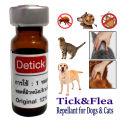 Detick – Solution For Scabies, Fungal, Lice, Flea, Ticks For Pets Cats & Dogs (1cc) by HAMROPETS. 