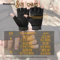 Wenefang Tactical Fingerless Gloves(1Pair ) Breathable, Non-Slip, Suitable for Motorcycle Cycling Climbing Hiking Hunting Gloves. 