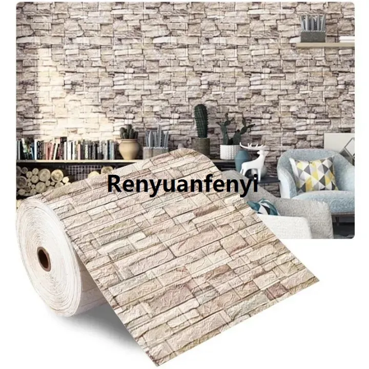 Renyuan%201/3/5/10%20M%203D%20Self-adhesive%20Wallpaper%20Stickers%203M%20Brick%20Wall%20Stickers%20%E3%80%902025%20Version%E3%80%91%20Home%20Decor%20Wallpaper%20for%20Walls%20DIY%20Bedroom%20Papel%20De%20Parede%20-%20Image%207