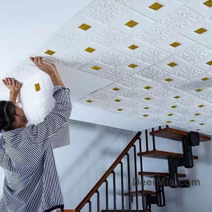 70cm*1m%20Ceiling%20Wallpaper%203D%20Brick%20Waterproof%20Wall%20Stickers%20Foam%20Self-Adchive%20Bedroom%20TV%20Background%20Wall%20Decoration%20-%20Image%202