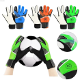 Uonevic Accessories Kids Crash Latex PU Goalkeeper Gloves Anti-Gate Plug Rubber New style 1 Pair Kids Soccer Goalkeeper Hand Protection Gloves Soccer Ball. 