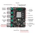 -S100L Bluetooth Audio Amplifier Board Audio Amplifier Module Black. 