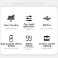 Portable Portable Solar Camping Light Dimmable with Output Beige Tent Lamp LED 1200mAh Battery Hanging Lights Outdoor. 