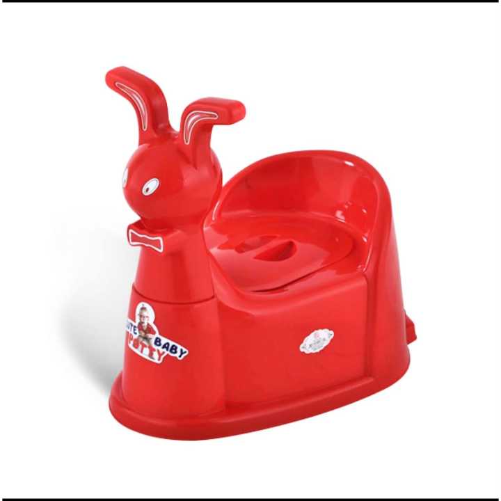 Red Color Baby Potty Seat Rabbit Shape