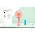 Mini Hand Rechargeable Fan With Stand / 3 Speed And Long Lasting Battery Backup. 